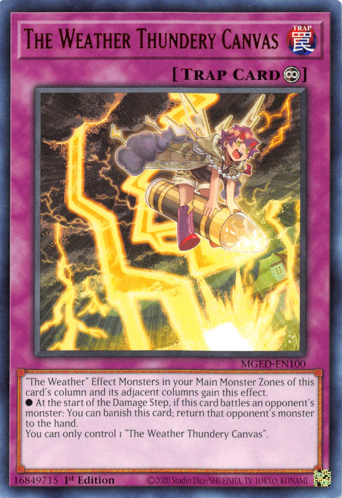 The Weather Thundery Canvas [MGED-EN100] Rare 