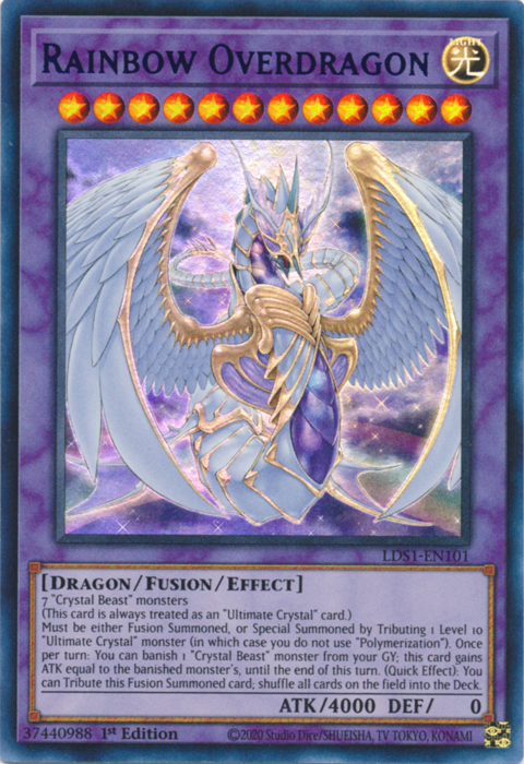 Rainbow Overdragon (Purple) [LDS1-EN101] Ultra Rare 