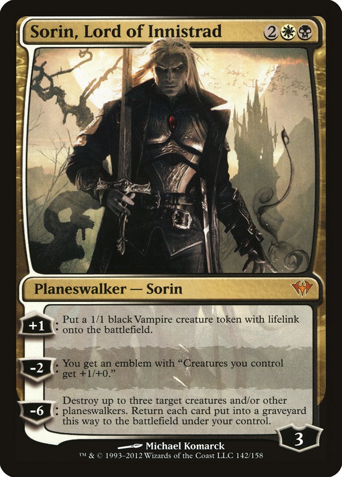 Sorin, Lord of Innistrad [Dark Ascension] 