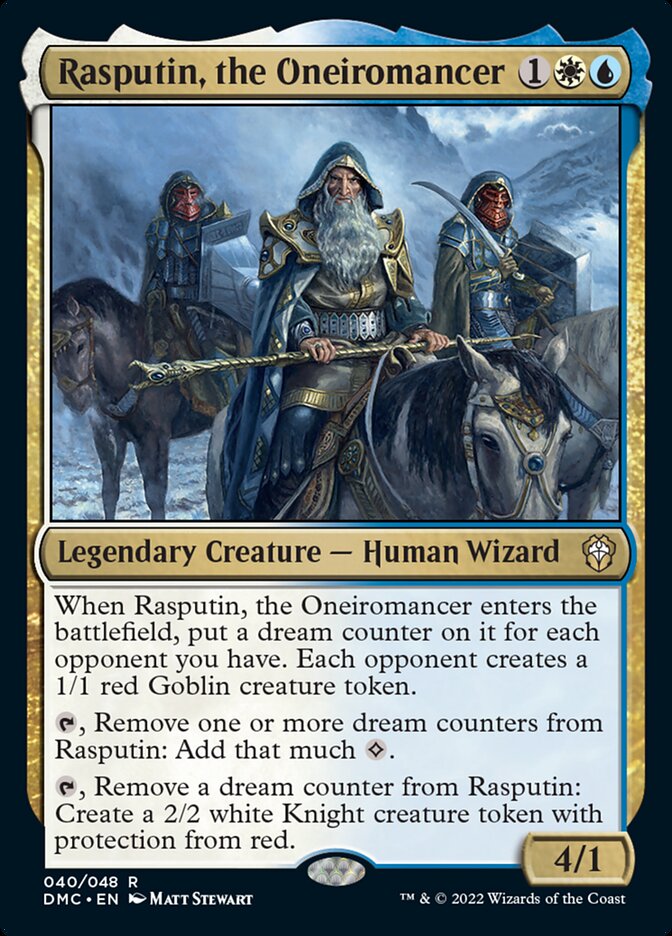 Rasputin, the Oneeiromancer [Dominaria United Commander] 