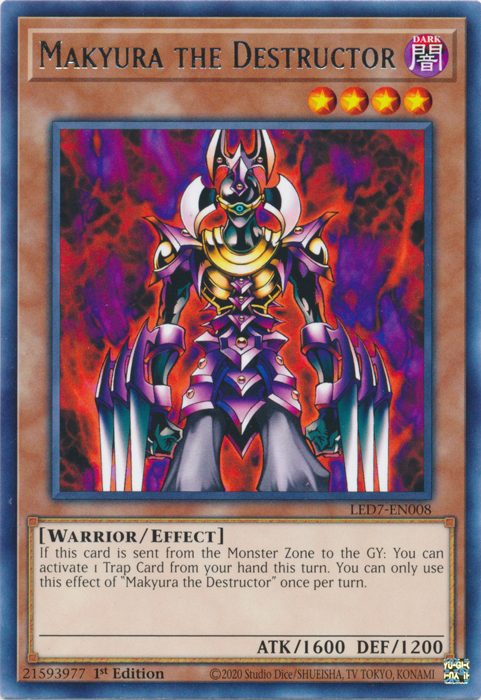 Makyura the Destroyer [LED7-EN008] Rare 