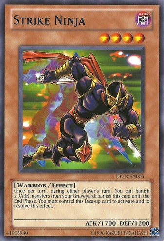 Strike Ninja (Blue) [DL13-EN005] Rare 