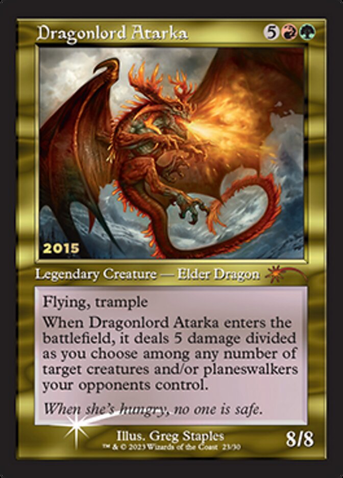 Dragonlord Atarka [30th Anniversary Promos] 