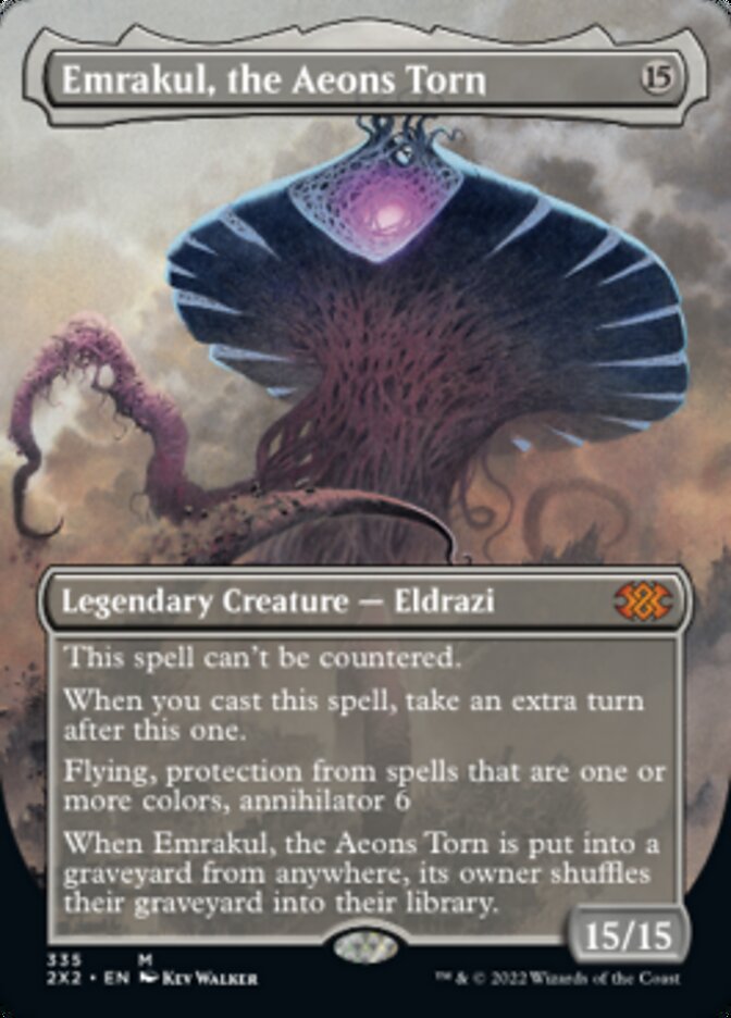 Emrakul, the Aeons Torn (Borderless Alternate Art) [Double Masters 2022] 