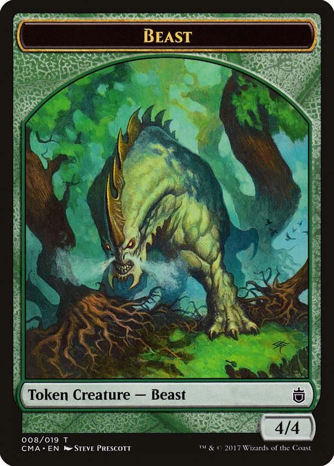 Beast Token (008/019) [Commander Anthology Tokens] 