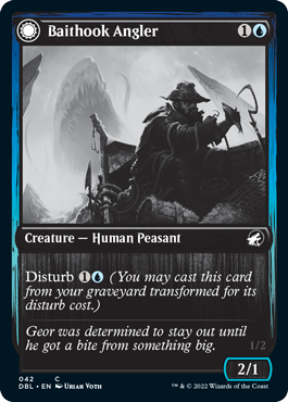 Baithook Angler // Hook-Haunt Drifter [Innistrad: Double Feature] 