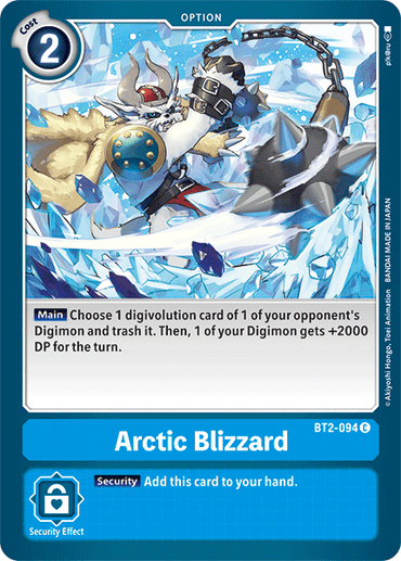 Arctic Blizzard [BT2-094] [Release Special Booster Ver.1.5] 