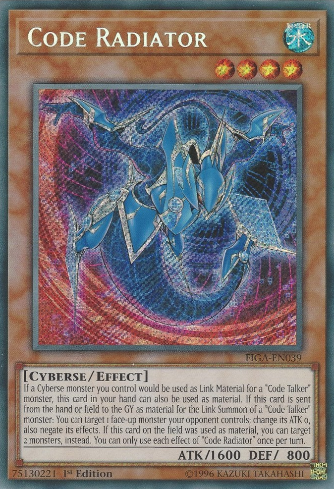 Code Radiator [FIGA-EN039] Secret Rare 