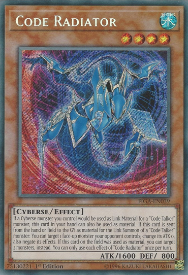 Code Radiator [FIGA-EN039] Secret Rare 