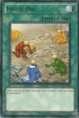 Fossil Dig (Green) [DL13-EN018] Rare 