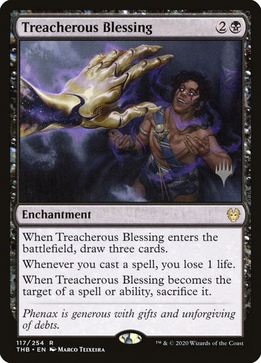 Treacherous Blessing (Promo Pack) [Theros Beyond Death Promos]