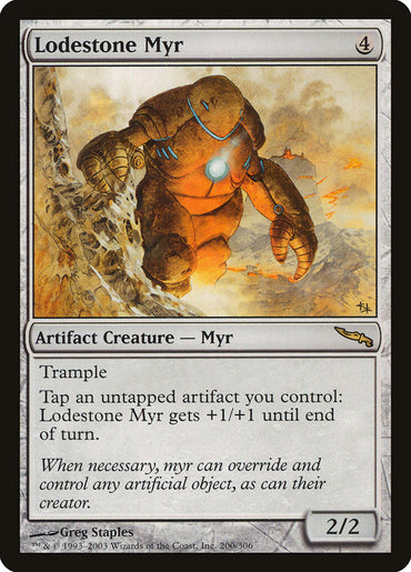 Lodestone Myr [Mirrodin] 