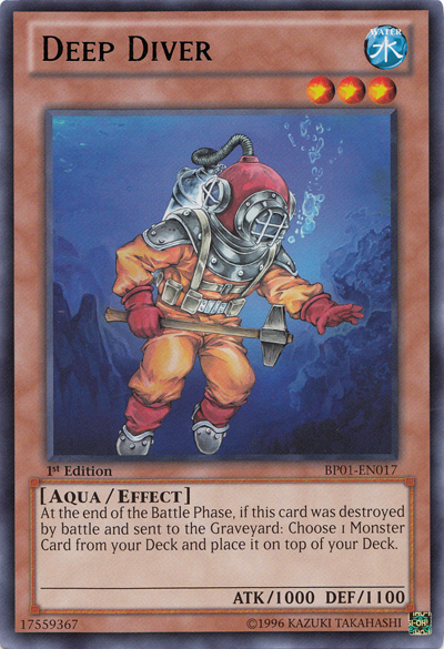 Deep Diver [BP01-EN017] Rare 
