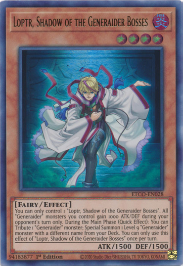 Loptr, Shadow of the Generaider Bosses [ETCO-EN028] Ultra Rare 