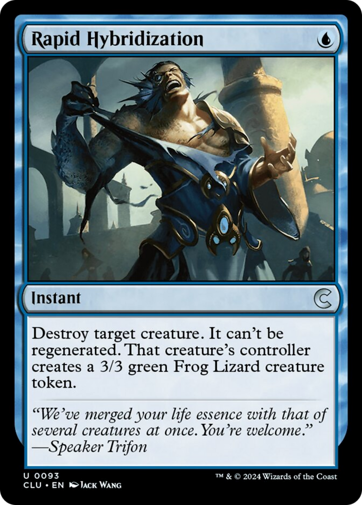 Rapid Hybridization [Ravnica: Clue Edition] 