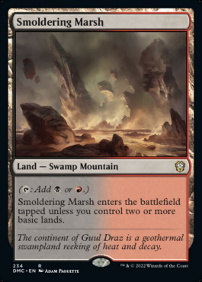 Smoldering Marsh [Dominaria United Commander] 