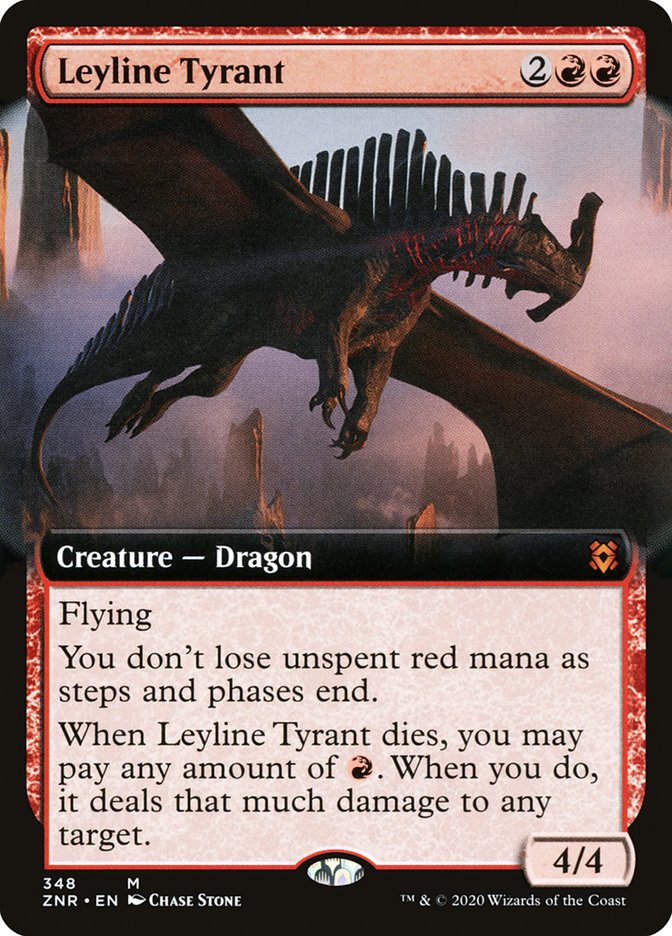 Leyline Tyrant (Extended Art) [Zendikar Rising] 