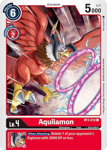 Aquilamon [BT3-012] [Release Special Booster Ver.1.5] 