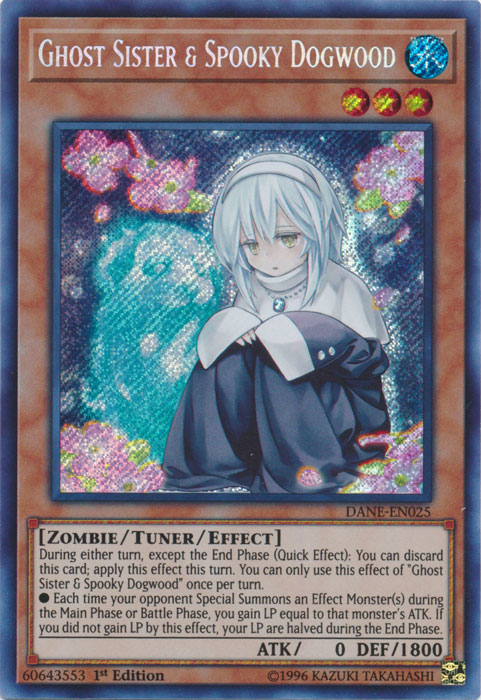 Ghost Sister &amp; Spooky Dogwood [DANE-EN025] Secret Rare 