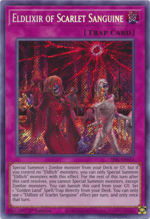 Eldlixir of Scarlet Sanguine [SESL-EN031] Secret Rare 
