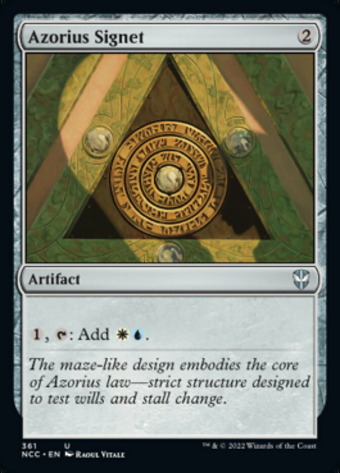 Azorius Signet [Streets of New Capenna Commander] 