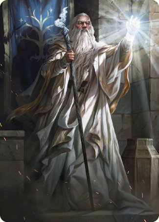 Gandalf the White Art Card [The Lord of the Rings: Tales of Middle-earth Art Series] 