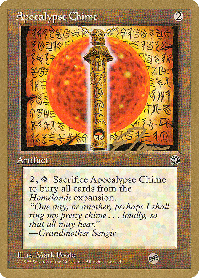 Apocalypse Chime (Eric Tam) (SB) [Pro Tour Collector Set] 