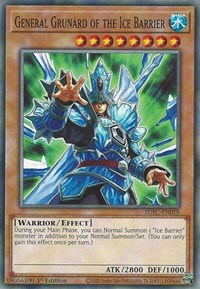General Grunard of the Ice Barrier [SDFC-EN018] Common 