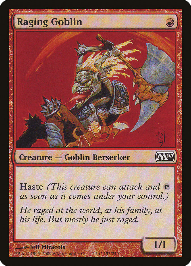 Raging Goblin [Magic 2010] 