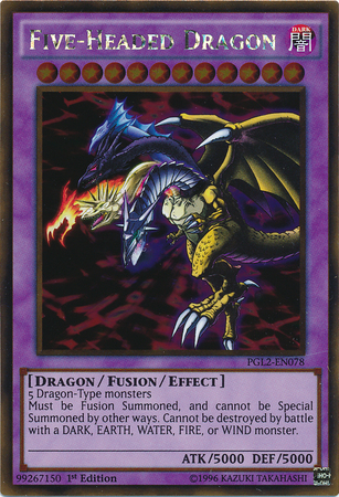 Five-Headed Dragon [PGL2-EN078] Gold Rare 