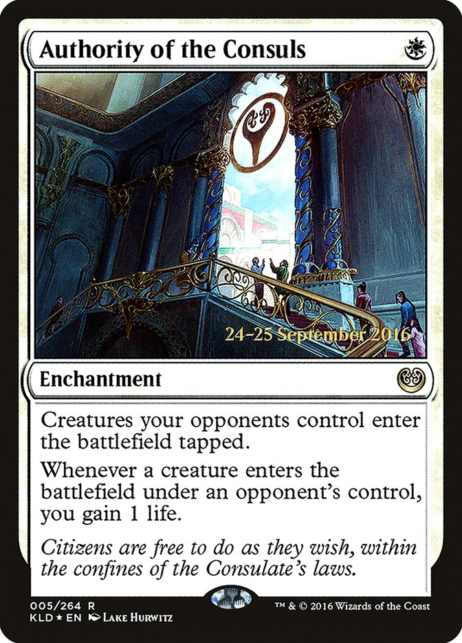 Authority of the Consuls [Kaladesh Prerelease Promos] 