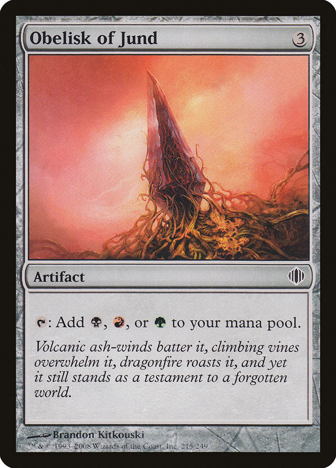 Obelisk of Jund [Shards of Alara] 