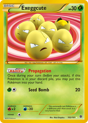 Exeggcute (102/101) [Black & White: Plasma Blast]