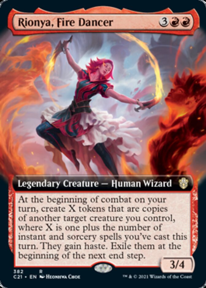 Rionya, Fire Dancer (Extended Art) [Commander 2021] 