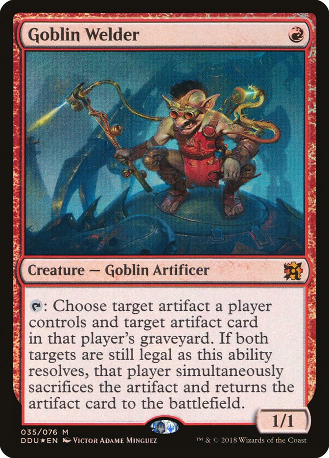 Goblin Welder [Duel Decks: Elves vs. Inventors] 