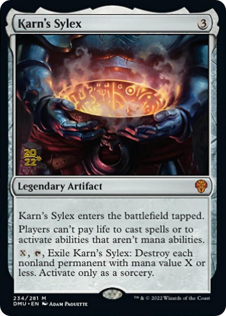 Karn's Sylex [Dominaria United Prerelease Promos] 