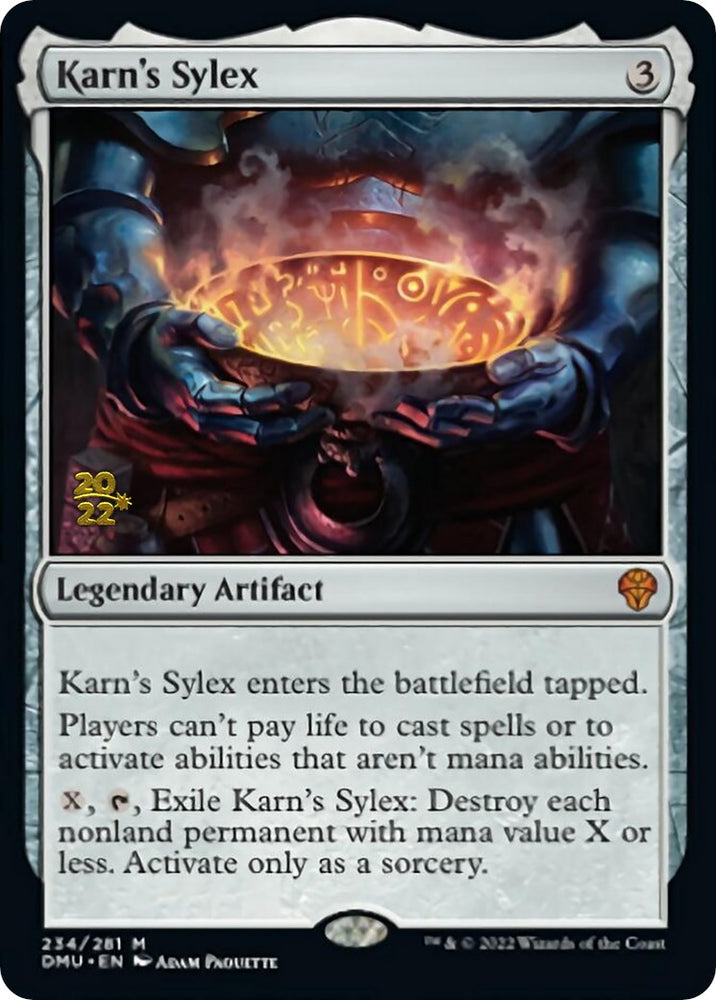 Karn's Sylex [Dominaria United Prerelease Promos] 