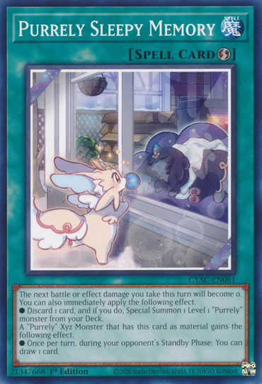 Purrely Sleepy Memory [CYAC-EN061] Common 
