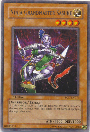 Ninja Grandmaster Sasuke [SOD-EN019] Rare 