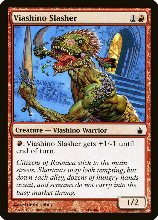 Viashino Slasher [Ravnica: City of Guilds] 