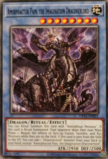 Amorphactor Pain, the Imagination Dracoverlord [OP15-EN021] Common 