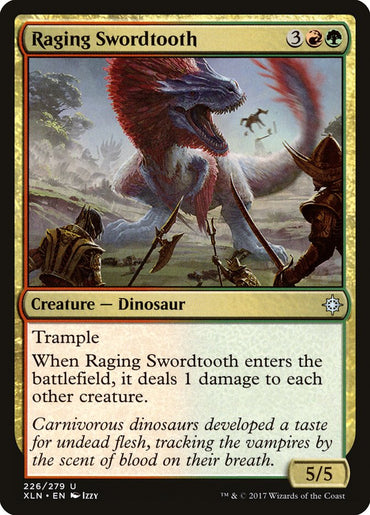 Raging Swordtooth [Ixalan] 