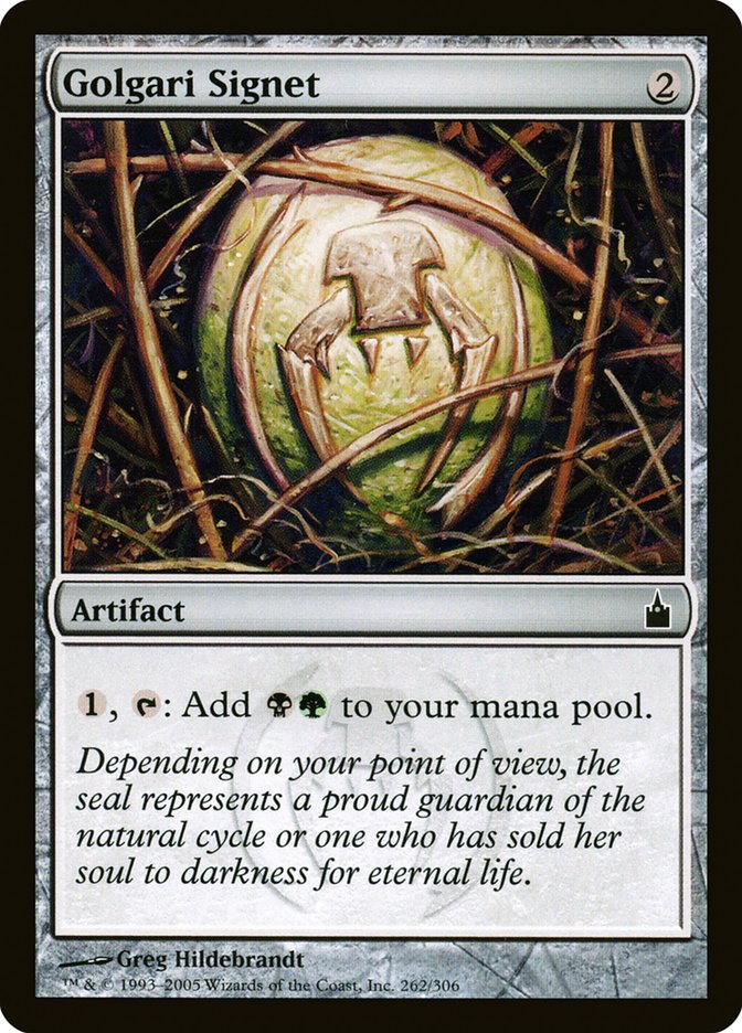 Golgari Signet [Ravnica: City of Guilds] 