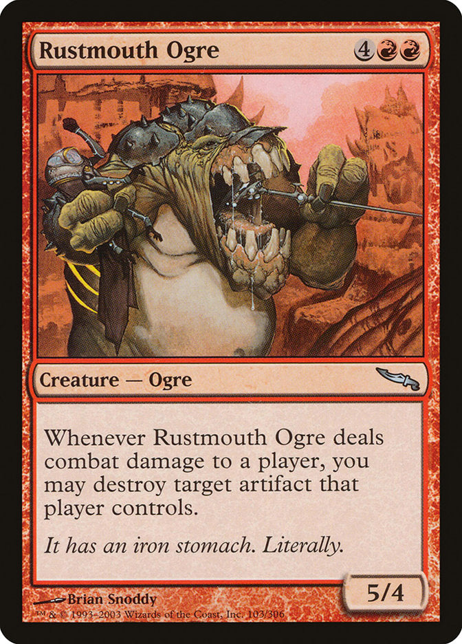 Rustmouth Ogre [Mirrodin] 