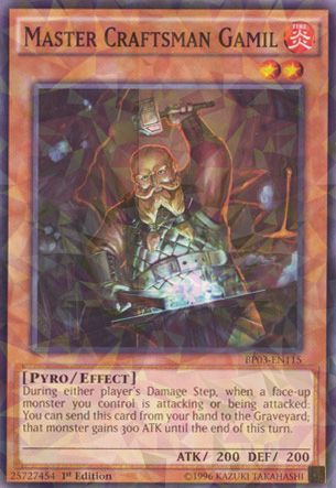 Master Craftsman Gamil [BP03-EN115] Shatterfoil Rare 