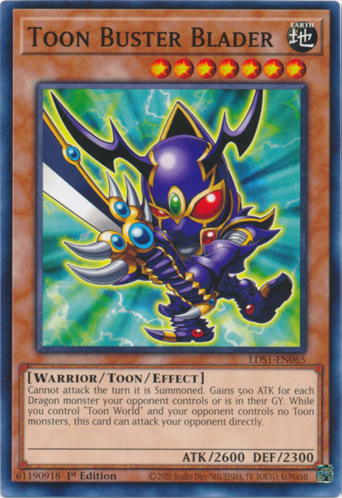 Toon Buster Blader [LDS1-EN065] Common 