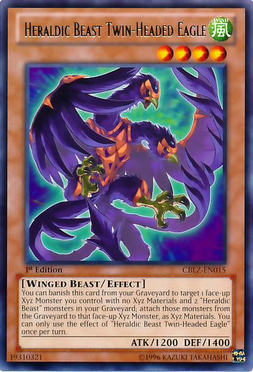 Heraldic Beast Twin-Headed Eagle [CBLZ-EN015] Rare 