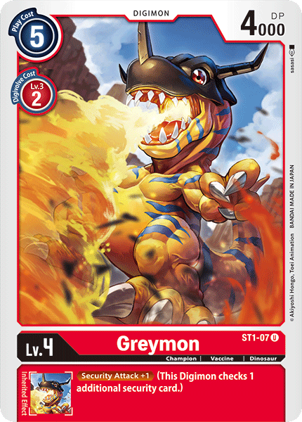 Greymon [ST1-07] [Starter Deck: Gaia Red] 