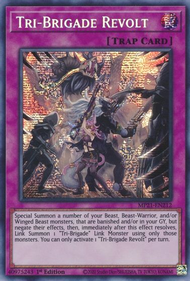 Tri-Brigade Revolt [MP21-EN212] Prismatic Secret Rare 
