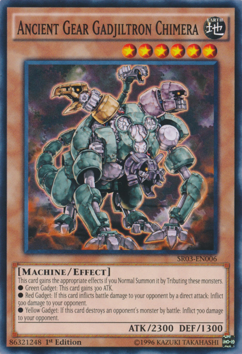 Ancient Gear Gadjiltron Chimera [SR03-EN006] Common 